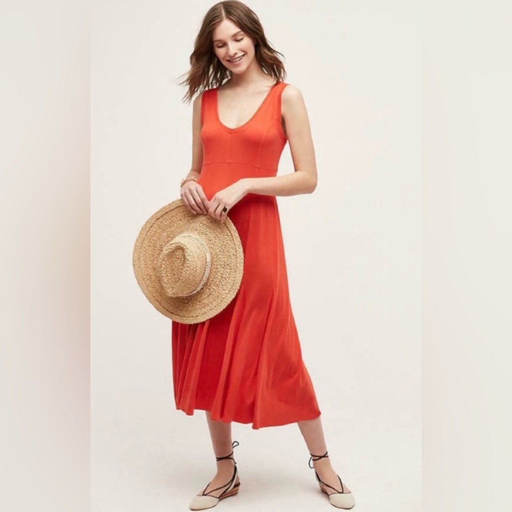 Maeve Red Midi Swing Valentine’s Dress